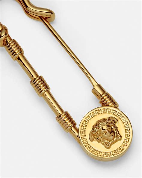 Versace Safety Pin Brooch for Women 